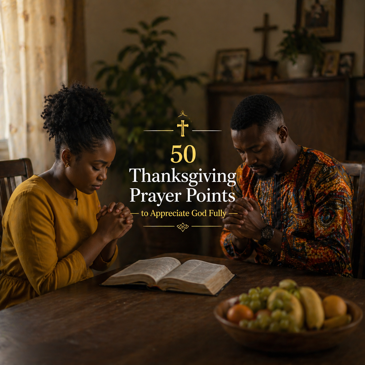 50 Thanksgiving Prayer Points to Appreciate God Fully