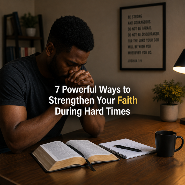 7 Powerful Ways to Strengthen Your Faith During Hard Times