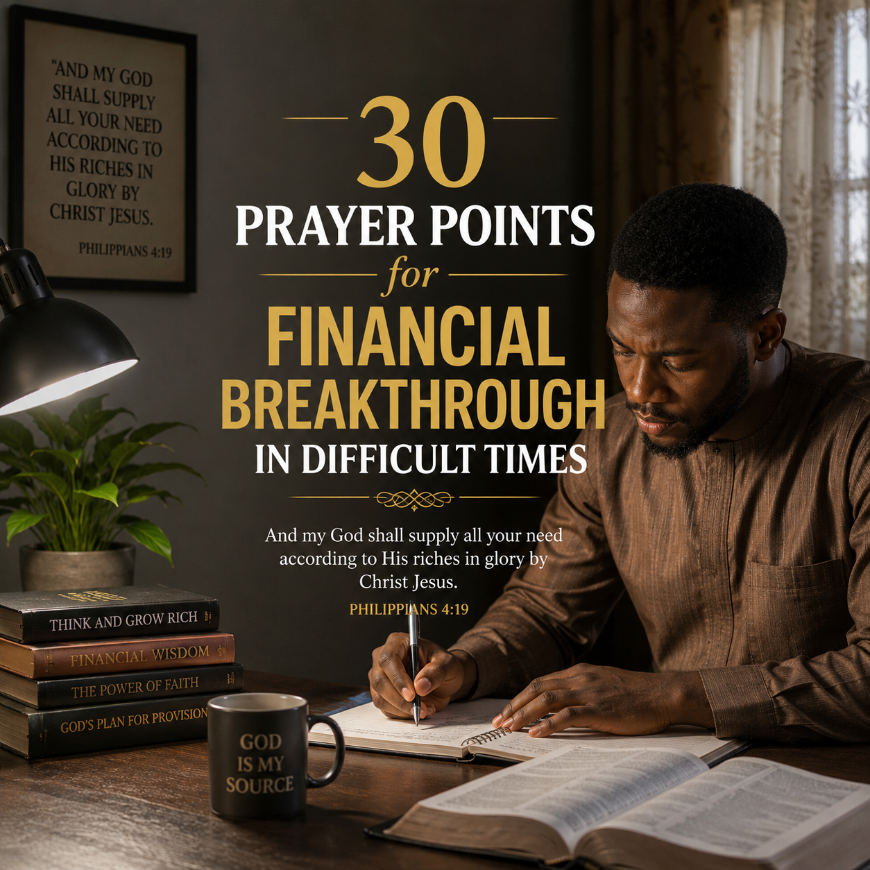 30 Prayer Points for Financial Breakthrough in Difficult Times