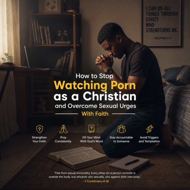 How to Stop Watching Porn as a Christian and Overcome Sexual Urges With Faith
