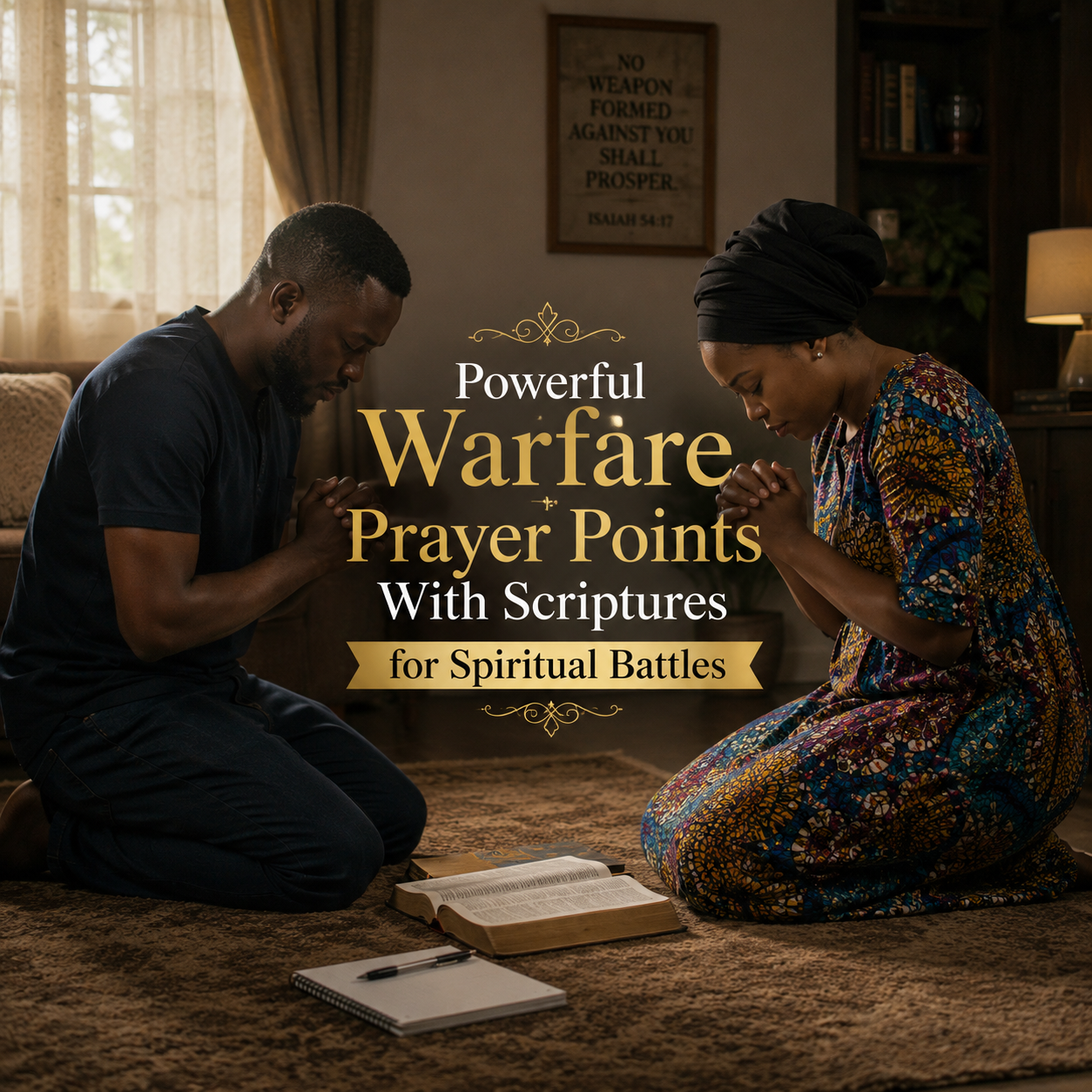 Powerful Warfare Prayer Points With Scriptures for Spiritual Battles