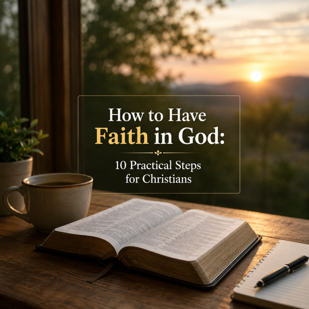 How to Have Faith in God: 10 Practical Steps for Christians